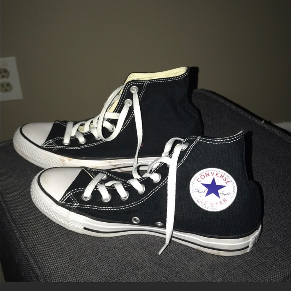 Black All-Star Converse High Top